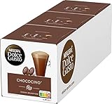 NESCAFÉ Dolce Gusto Chococino, 48 Kapseln Trinkschokolade, Feiner Kakao Geschmack, Cremige Milch und beste Schokolade, Schnelle Zubereitung, Aromaversiegelte , 3er Pack (3x16 )