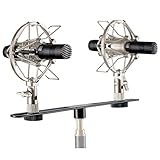 Pronomic SCM-1 Kleinmembran Mikrofon Stereo Set - Hochwertiger Koffer mit 2x Mikrofon, 1 x T-Bar Stereoschiene und 2 x Spinne - Ideal für hochwertige Overhead Aufnahmen auf Bühne und im Studio