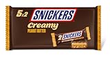 Snickers Creamy Schokoladenriegel mit Milch, Karamell und Erdnussbutter, 182 g