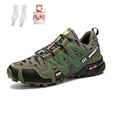 Qosigote Orthopädischer Lauf- & Wanderschuh - Terragrip - Unisex, Keep Running Speed 3, Ortho Trekking Schuhe Herren, Leichte Trekkingschuhe, Herren Outdoor Schuhe (I,44)