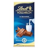 Lindt Vollmilch-Tafel |Schokoladentafel|feinste Alpenvollmilch Chocolade |glutenfrei |100g | Schokoladengeschenk