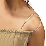 CharmBurst 1 Paar Verstellbare Goldene BH-Träger mit Edelmetall-Schlangenknochen-Kette, Antirutsch, Funkelnde BH-Träger Unterwäsche, Perfekt für Sommer und Hochzeitskleider