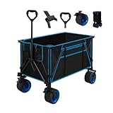 Faltbarer Trolleywagen mit abnehmbarem Design, Schnellaufbau und automatischem Rückfederungsgriff for Camping, Strand, Festivals, Gartentransport, robuster Mehrzweckwagen for Outdoor-Aktivitäten und d