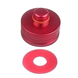 Gatuida 1 Satz Jack-Pad Wagenheber-Unterstützungswerkzeug Heavy-Duty-Lift-Pads Wagenheber-Pads Wagenheberblock Jack Support Pad Adapter schwer Hebekissen erröten Boden Stützpolster POM rot