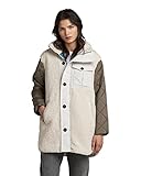 G-STAR RAW Damen Teddy Mix Jacke, Beige (ecru D22042-C454-159), L