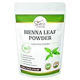 Spierb Henna Pulver (250 Gm / 8.8 oz / 0.55 Lbs) Kräuter Hennablatt Pulver für Haare färben chemikalienfrei Haarfarbe natürlich braun 100% reines Heena Lawsonia Inermis einfach zu verwenden