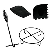 Dutch Oven Zubehör-Set – Deckelheber, Deckelständer, Schaber – praktisches Grill- & Outdoor-Zubehör für Camping, Dutch Oven & Gusseisenküche