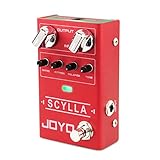 JOYO Bassgitarrenpedale Kompressor-Effektpedal mit präzisen Kompressionsknöpfen, geräuscharm und hoher dynamischer Regelbereich für Bassist, E-Gitarre, Bass (SCYLLA R-27)