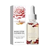 Rosenstielblütenöl, Körperöl, Massageöl, Cellulite-Körperöl, reduziert Cellulite und strafft schlaffe Haut, geeignet für alle Hauttypen, 1 Stück (30 ml) Rlw271 (White, 长2.8宽2.8高10.3)