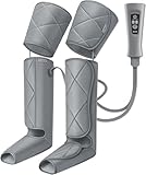 RENPHO Beinmassagegerät, Luftkompression zur Massage und Muskelentspannung. Mit 6 Modi und 4 Intensitäten, geeignet für Waden, Oberschenkel und Füße