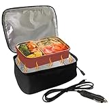 Elektrischer Speisewärmer für das Auto, elektrische Heizbox für den Außenbereich, tragbar, für Camping, Auto, Picknick, LKW