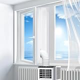 Wbbrbbr Fensterabdichtung für Mobile Klimageräte, 300CM Klimaanlage Fensterabdichtung, Klimaanlagen, Wäschetrockner, Ablufttrockner, Hot Air Stop zum Anbringen an Fenster, Dachfenster, Flügelfenster