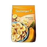 Seeberger Bananenchips 5er Pack: Frische Bananenscheiben in feinem Kokosöl zu knusprigen Chips gebacken - aufregend bananig - gesüßt - ohne Aroma, vegan (5 x 500 g)