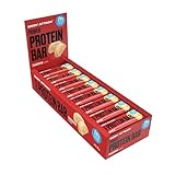 Body Attack Proteinriegel - Marzipan, 24 x 35 g - Fitness Protein Riegel fettarm - Eiweißriegel mit wichtigen Vitaminen, L-Carnitin & 25% hochwertigem Milcheiweiß - Made in Germany