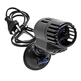 SunSun JVP-110A Strömungspumpe 2000 l/h 2,5 W Aquarium Pumpe mit 1 schwenkbaren Düse und Saugnapf zur einfachen Befestigung