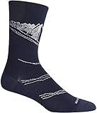 icebreaker Merino Adult LifestyleFine Gauge Crew Peak in Reach Midnight Navy 104788401 S/M