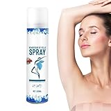 Haarentfernungsspray, beruhigende Lösung, 220 ml, Spray zur Haarentfernung für Männer, für Brust, Rücken, Gesicht, Beine, Achseln und den Heimgebrauch