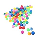 Parliky 100 Stück Nummerierte Bingo-losebälle Bunte Kunststoffkugeln für Partyspiele und Tombola Vielseitige Farbige Spielbälle als Dekorative Partygeschenke und Interaktive Unterhaltung