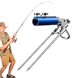 Angelrutenhalter Für Uferangeln | Griff Für Angelruten - Rutenhalterung Für Angler & Anglerinnen Inklusive Angelzubehör