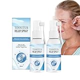 2PCS Tinnitus-Spray, Tinnitus Relief for Ringing Ears-Spray,Tinnitus Ohrentropfen,Tinnitus Relief Spray,Tinnitus Relief für Ringing Ears,Tinnitus Ohrtropfen,Earwax Cleaning Care Spray ，60ML，spray5