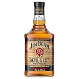 Jim Beam Devil's Cut | Kentucky Straight Bourbon Whiskey | robuster Geschmack mit intensiven Eichen- und Vanillenoten | 45% Vol. | 700ml