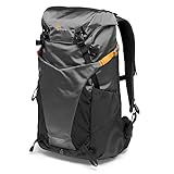 Lowepro PhotoSport BP 24L AW III, Wander Kamerarucksack für Spiegellose, seitlicher Zugriff, herausnehmbarer Kameraeinsatz und Zubehörgurtsystem, Grau -für Spiegellose Kameras kompatibel mit Sony α7