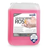 5 Liter Handwaschseife „Rosé“ - Seifencreme - Hautmilde Waschcreme - Alkalifrei - Kanister - wolk