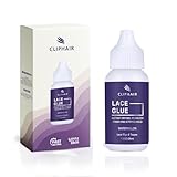 cliphair YOUR BEAUTY, YOUR STYLE Cliphair Spitze Kleber, Perückenkleber Lace Front, starker Halt, unsichtbare Verklebung, wasserfest und ölbeständig, Haarersatz-Kleber 1.3 Oz (Weiß)