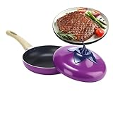 Kasserolle – Schmortopf für Gemüse und Obst, Pfanne mit Deckel, für Induktion, Herd, Kochen, Braten, Kochen, Milch, Suppe