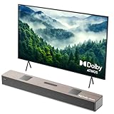 Hiwill 5.2.2ch Soundbar für TV Geräte mit Dolby Atmos, 400W All-in-One TV Soundbar mit 2 integrierte Subwoofer, Holzgehäuse Heimkino Soundsystem, Lautsprecher für Fernseher, HDMI eARC/Optisch/Aux