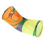 ifundom Faltbarer Katzentunnel Interaktives für Katzen Tunnel aus Atmungsaktivem Material für Indoor Fördert Bewegung und Platzsparend