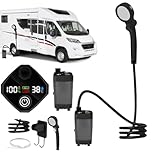 Generisch Campingdusche | Wiederaufladbare Dusche Für e Mit LED Anzeige | Wasserdicht Mit 3 Sprüh-Modi Camping Garten Wanderung Reisen