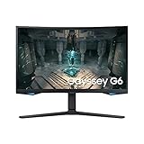 Samsung Odyssey G65B Smart Gaming Monitor S27BG650EU, 27 Zoll, VA-Panel, WQHD-Auflösung, AMD FreeSync Premium Pro, 1000R Bildschirmkrümmung, 1 ms (G/G) Reaktionszeit, Bildwiederholrate 240 Hz, Schwarz