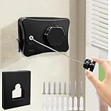 Wäscheleine Ausziehbar, Wäscheleine Extra Stark, 5.1 m Nicht Durchhä Ngende Wäscheleine, Heavy Duty zum Trocknen für den Innenbereich Lange Wäscheleine