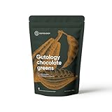 Gutology Zuckerfreies Schokoladengrünpulver mit Sulforaphan - Geheime heiße Schokolade für Kinder Bio-Kakaopulver & Microgreens Präbiotika für die Darmgesundheit Vegane Supplement Drink Mix