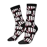 Weiße Silhouette Boxen Stanzen Damen Herren Thermosocken Schweißableiten Trekkingsocken Atmungsaktiv Tennissocken Für Outdoor Trekking Wandern