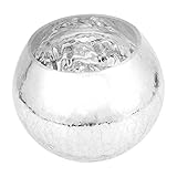 Gatuida Desktop-Blumenvase Disco-Kugel-Vase Silber Vase für Blumenarrangements groß Spiegelkugelvase künstliche blüten büro Dekoration vases getrockneter Blumentopf Hausvase Glas Silver
