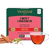 VAHDAM, Süßer Zimt Masala Chai Tee (100 Teebeutel) 100% Natürliche Gewürze - Zimt Masala Chai Tee Rezept | Gewürzte Chai Teebeutel | Als Heißer Tee Oder Eistee Aufbrühen