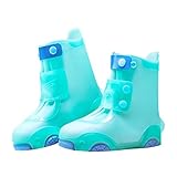 cfpqv Regenfüßlinge Kinder Regen Schuhüberzieher Wasserdicht Vlies Futter Überziehschuhe Krabbelschuhe Gummistiefel Regenstiefel Überzug Outdoor Schuhe Matschschuhe Regenschuhe Rain Boots