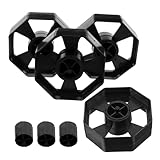 FOMIYES 4 Stück Ersatz Spenderräder für Klebebandabroller aus Verschleißfestem Kunststoff Ersatzkernrollen für Schreibtisch Klebebandspender im Bürogebrauch