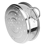 BIUDECO Robustes Dampfgargerät Aus Edelstahl für Die Küche Dampfgarer für Brötchen Gedünstetes Gemüse Fisch Dim Sum Einfach Zu