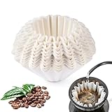 100 Stück 45/185 mm Korbfiltertüten, Kaffeefilter Weiß, Korbfilter Kaffeefilter, Korbfilter Filterpapier, Korbfilterpapier Kaffeefilte Papier, Coffee Filter Paper, für Kaffeemaschinen