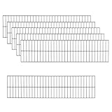 ESTEXO Doppelstabmattenzaun Elemente Zaunelemente Zaun Gartenzaun Gitterzaun Stabmatten Drahtgitter (6er Set/Anthrazit RAL 7016)