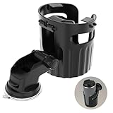 KEMIMOTO Multifunktionaler Getränkehalter, wiederverwendbarer Saugnapfhalter Klappbecher, Wasserflaschenhalter mit Zungenspatel für Boot, Kajak, Surfbrett, Wohnmobil, Schreibtisch, Pool, Fenster