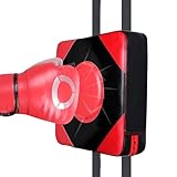 Doiyislem Boxen Wandschlagpolster - Boxtrainer, Übungsfokusmatte | Fitness Boxsack Wand, Wandmontiertes Schlagpolster | Wall Target-PU-Leder-Blockierungspolster | Für Für Boxen Kickboxen Kampfsport
