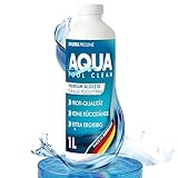 Aqua Pool Clean 1L - Hochwirksames flüssiges Algizid für Pool I Idealer Pool Algenvernichter mit Klareffekt | Profi Algenvernichter Pool | Schonend desinfizierendes Reinigungsmittel gegen Algen