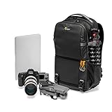 Lowepro Fastpack BP 250 AW III Kamerarucksack - Kameratasche / Fotorucksack für spiegellose und DSLR-Kameras wie Nikon D850, 300D, mit Zugang per QuickDoor, Fach für 13-Zoll-Laptop, Ripstop, Schwarz