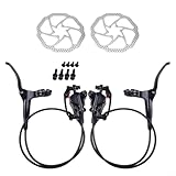 Mountainbike Scheibenbremssystem Hydraulisches Bremsset mit 160 mm Scheibe und Montageteilen (links vorne)