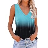 Blouse Women Elegant Sommer Top Loose Multi Color Top Laufshirt Sweatshirt Basic Sommer Weste Sommer Ärmellose Tank Top Ärmellos Blusentop Sexy Weste Shirt Oberteile Frauen Kleidung