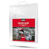NOOR Tomatenhaube gelocht - transparente Folie 65 cm x 10 m - Schutzfolie für Tomatenpflanzen gegen Regen - Tomatenschutz für optimales Mikroklima - HDPE Gartenfolie 20mµ/m ² für Gemüse und Obst